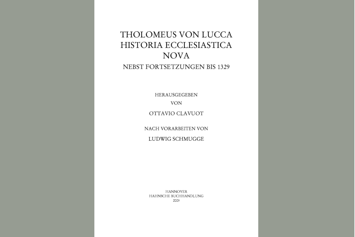 Tholomeus von Lucca, Historia ecclesiastica nova
