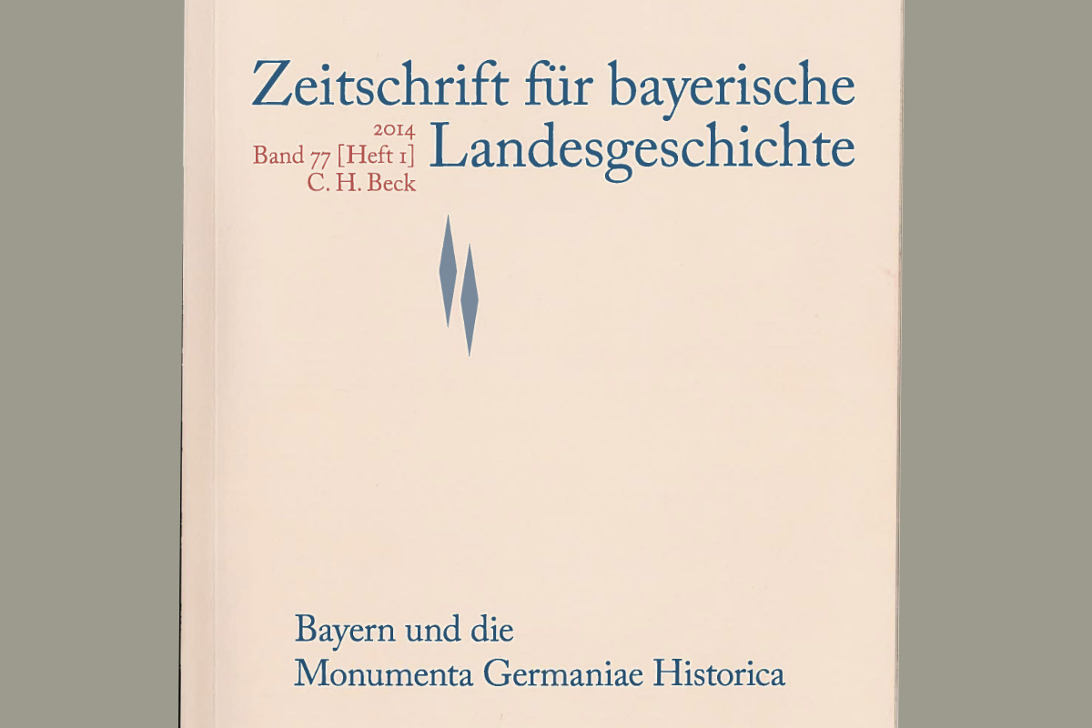 "Bayern und die Monumenta Germaniae Historica"