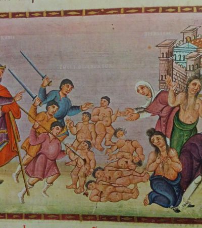 Codex Egberti, Kindermord in Bethlehem. Foto: MGH/Rommel