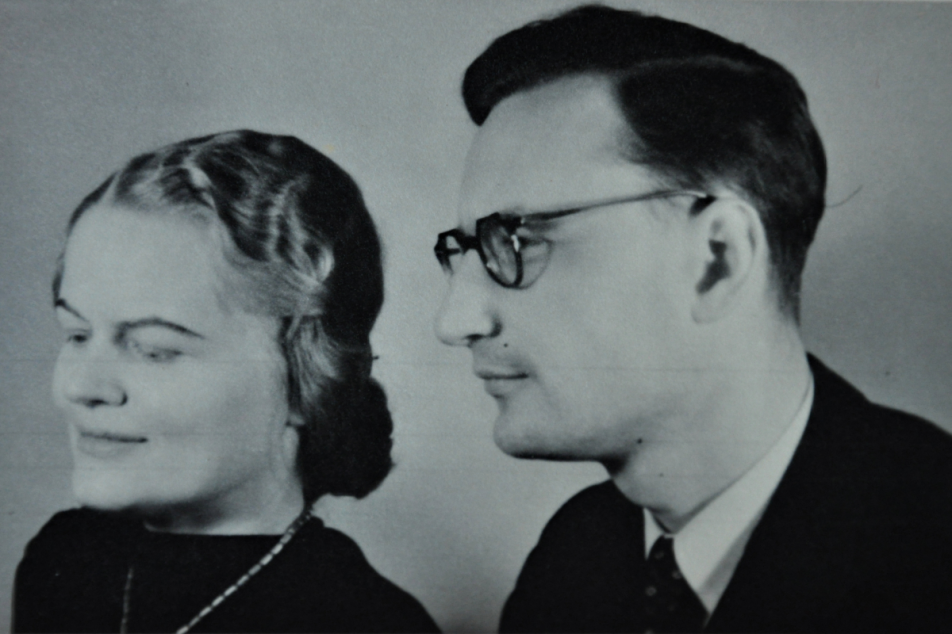 Das Ehepaar Menzel-Rogner, Weihnachte 1942. Foto: aus Privatbesitz