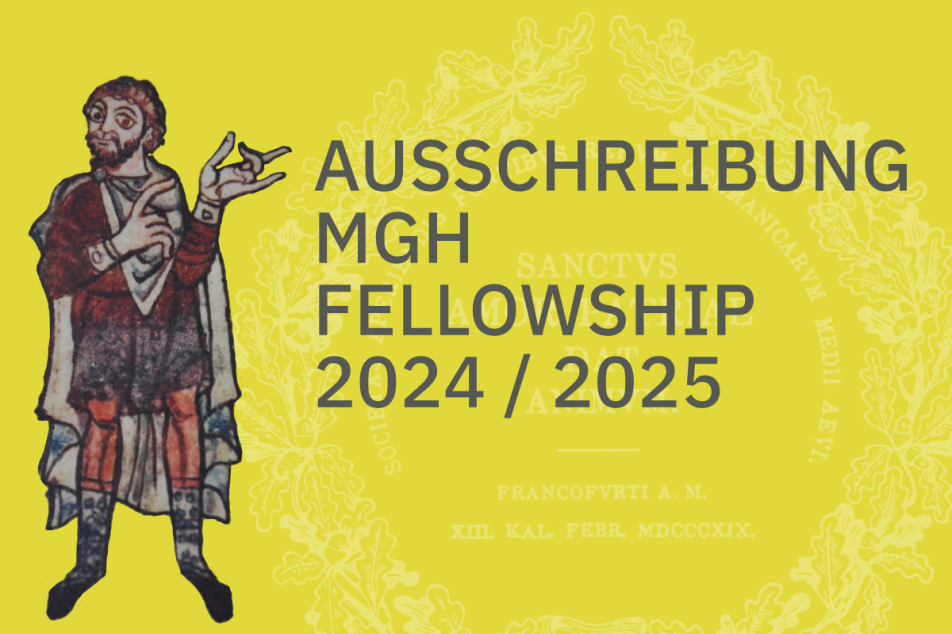 Zwei Fellowships für einen Monat Forschungsaufenthalt bei den Monumenta Germaniae Historica in München im Zeitraum von Juli 2024 bis März 2025
